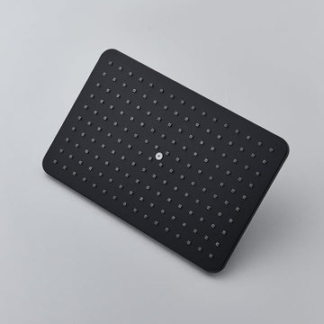 Coloana dus cu 6 functii de curgere para patrata, termostat si afisaj temperatura, culoare negru mat [3]