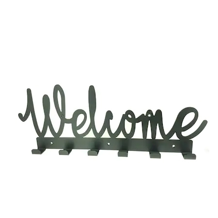 Cuier metalic Welcome - 6 agatatoare [1]