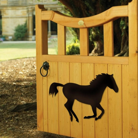 Decor metalic Cheval 65 x 42 cm. negru [1]