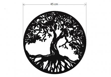 Decor perete Copacul vietii II negru [2]