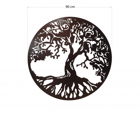 Decor perete Copacul vietii II maro antic [4]