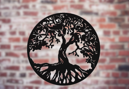 Decor perete Copacul vietii II negru [4]
