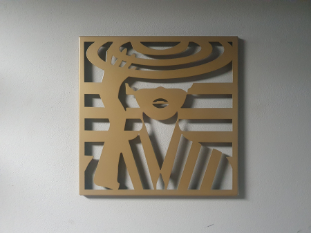 Decor perete Silhouette auriu [3]