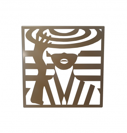 Decoratiuni de perete - Decor perete Silhouette auriu