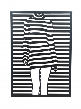 Decoratiuni de perete - Decor perete Silhouette III negru