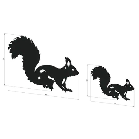 Set 2 decoratiuni de gradina model Veverite [1]