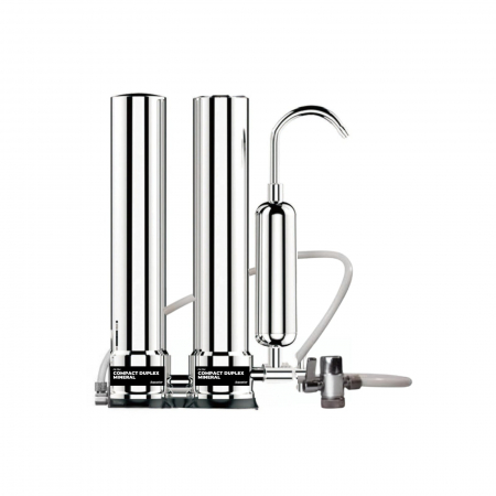 Filtre apa pentru bucatarie - Filtru apa pe blat Aquator Compact Duplex Mineral max. 4000 litri + cartus alcalinizare