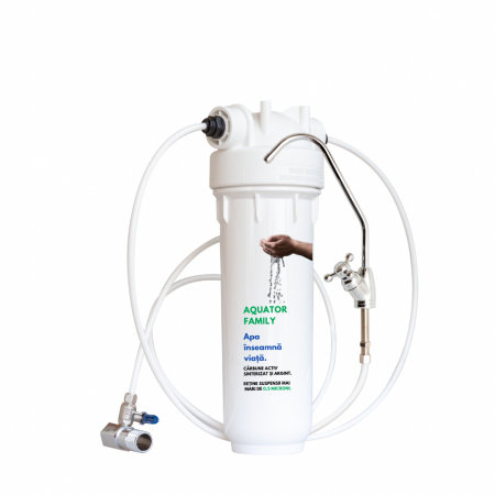 Filtre apa pentru bucatarie - Filtru apa sub chiuveta cu dispenser Aquator Family max. 4000 litri