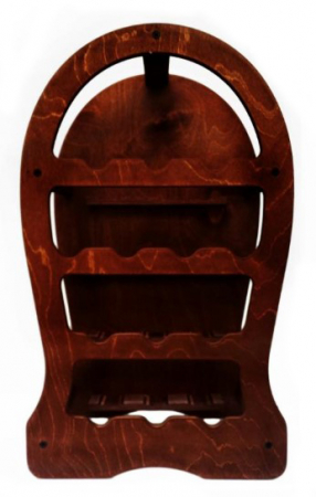 Accesorii pentru vin - Raft decorativ 13 sticle vin, lemn marca Atelier