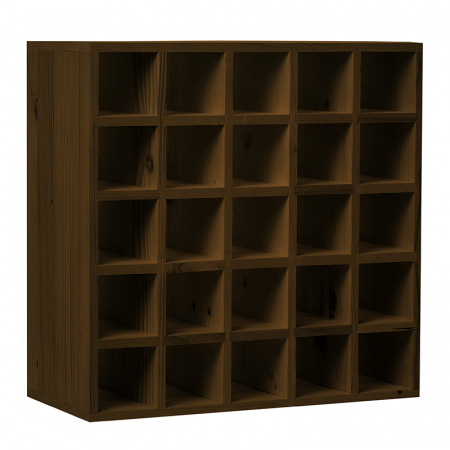 Rafturi pentru vinuri - Raft maro tip retea 25 sticle vin marca Cubx