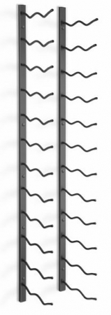 Accesorii pentru vin - Raft metalic 24 sticle vin Wallflower marca Final Touch