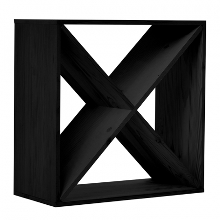 Accesorii pentru vin - Raft negru 24 sticle vin marca Cubx