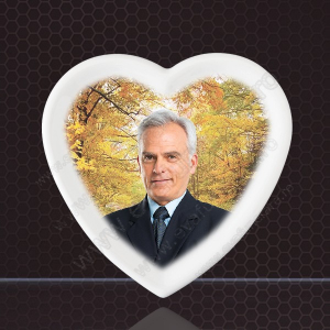 FOTOCERAMICA - Fotoceramica Inima cu bordura