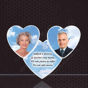 FOTOCERAMICA - Fotoceramica Inima tripla