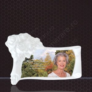 FOTOCERAMICA - Fotoceramica papairus trandafir