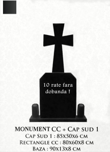 Monumente granit - Cruce granit CC+SUD1