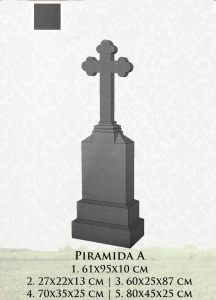 Monumente granit - Monument granit piramida A