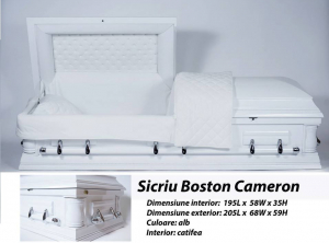 SICRIE - Sicriu Boston Alb