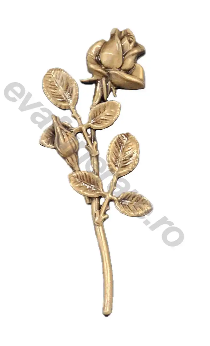 Flori din bronz - Trandafir din bronz 3711
