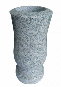 Vaze funerare - Vaza granit R gri deschis