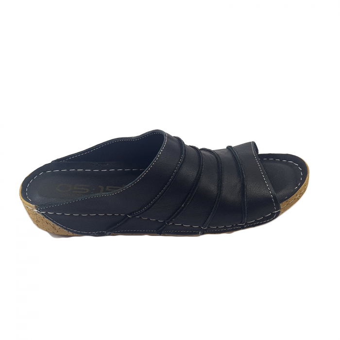 Papuci damă, Piele naturală, 05:15, Negru - SCV [2]