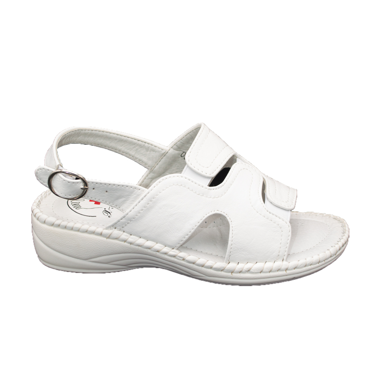 Sandale damă, piele naturala, MMM, 0038, Alb [2]