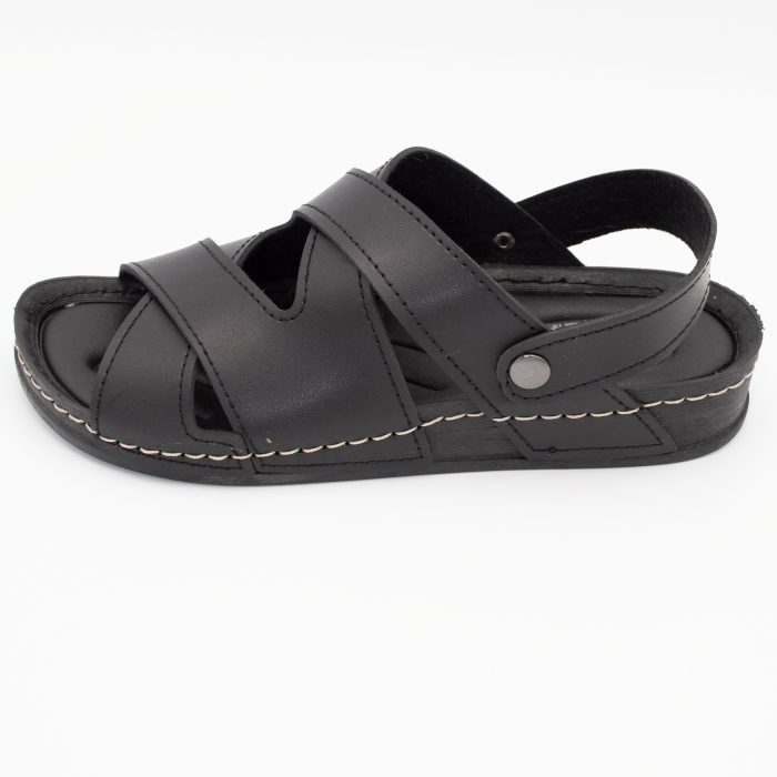 Papuci damă tip sandale, Gezer, Negru [4]