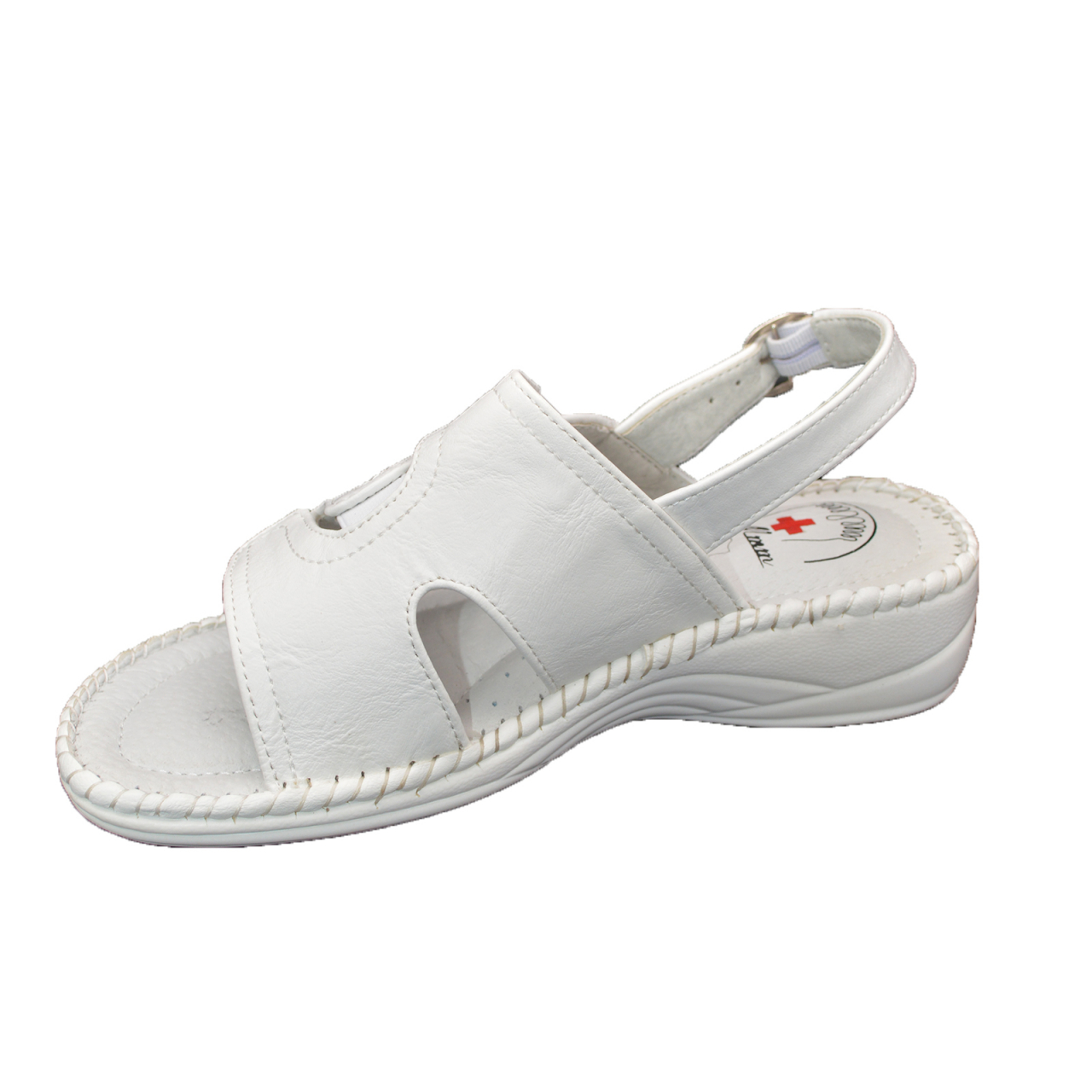 Sandale damă, piele naturala, MMM, 0038, Alb [3]