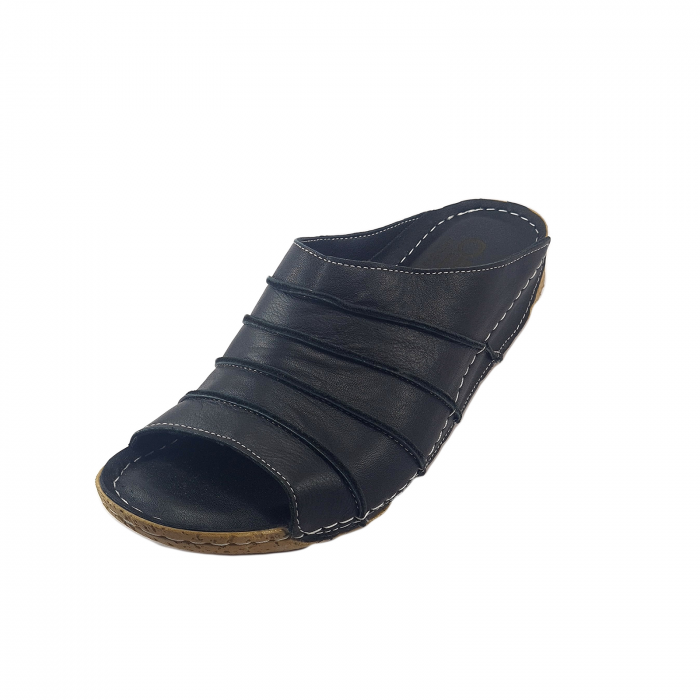 Papuci damă, Piele naturală, 05:15, Negru - SCV [3]