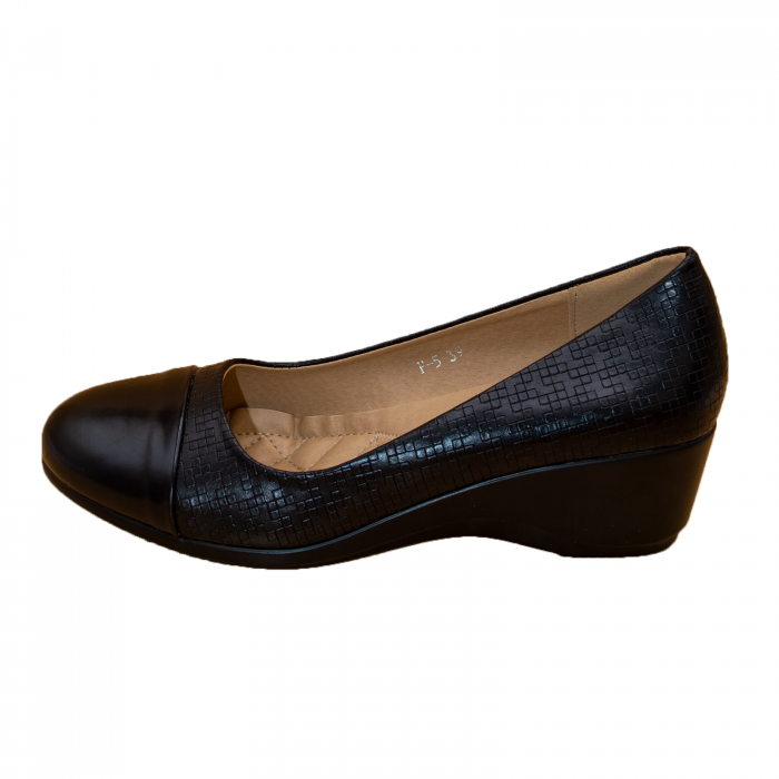 Pantofi damă, Lulux Talpă ortopedică,  Negru [1]