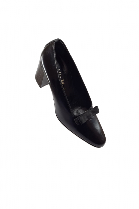 Pantofi damă, piele naturală, Negru 36 1/2 EU [1]