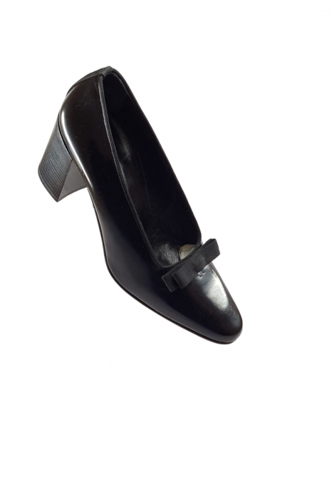 Pantofi damă, piele naturală, Negru 36 1/2 EU [4]