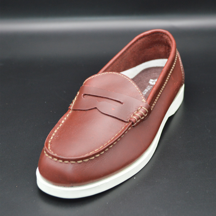 Mocasini copii, Timberland, piele naturală, vișiniu [2]