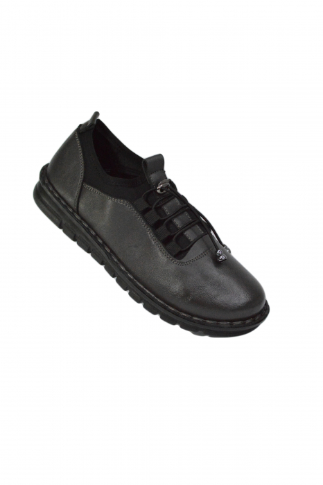 Pantofi damă, GGM, Piele ecologică, Gri C1164 - 2 [2]