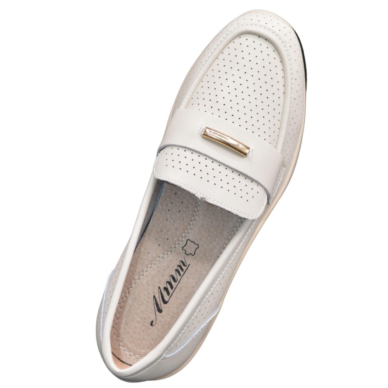Pantofi dama MMM piele naturala QL783 bej [5]