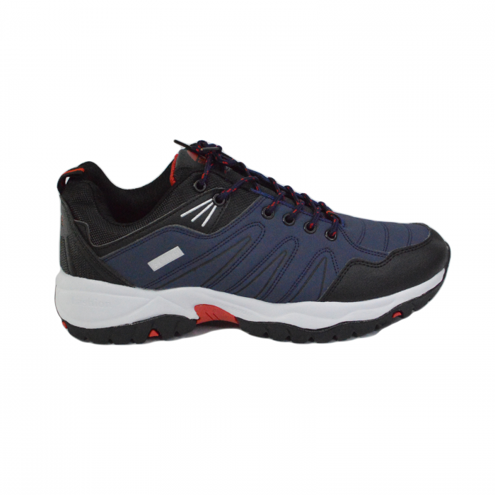 Pantofi sport bărbați, SENTE,drumeție, piele ecologică, Albastru, C1075 -2 [1]