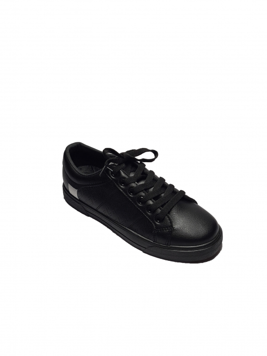 Pantofi sport, Piele ecologică, Negru [2]