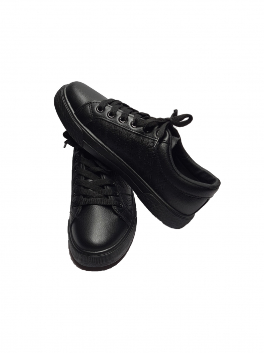 Pantofi sport, Piele ecologică, Negru [5]