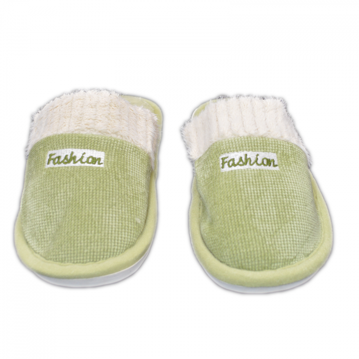 Papuci damă Fashion Vernil cu alb [3]