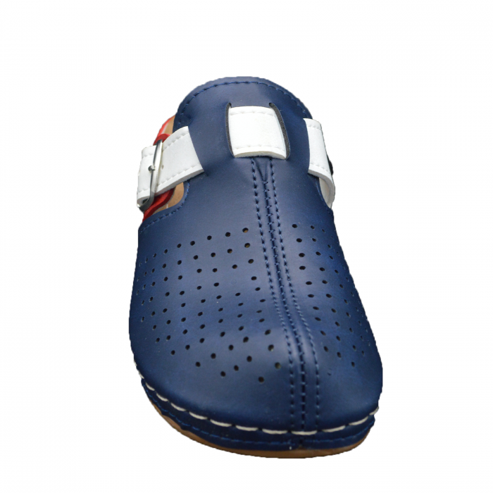 Saboți damă cu cataramă, Biofatex, Bleumarin&rosu [2]