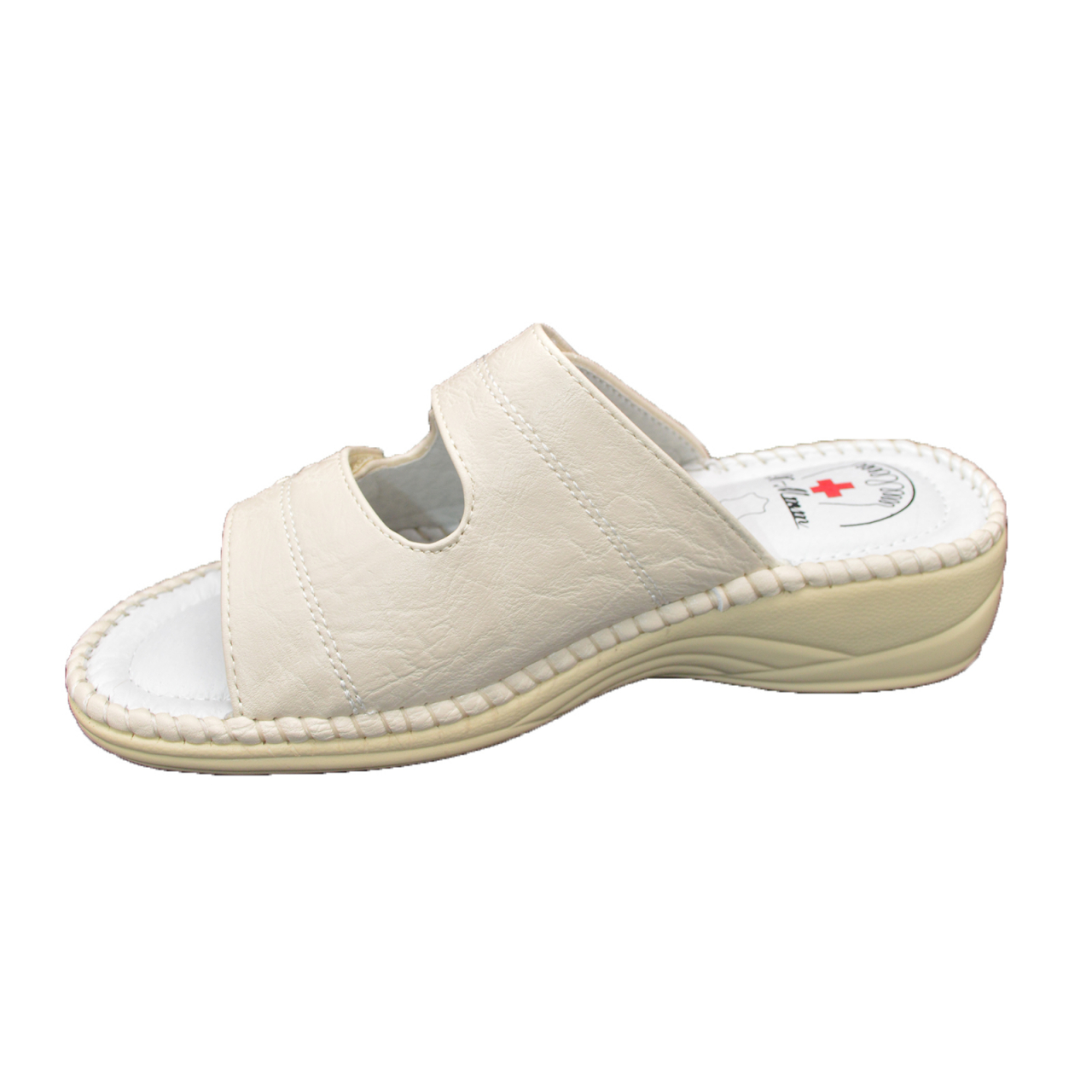 Papuci damă medicali, MMM, 0097, Piele naturală, Bej [2]