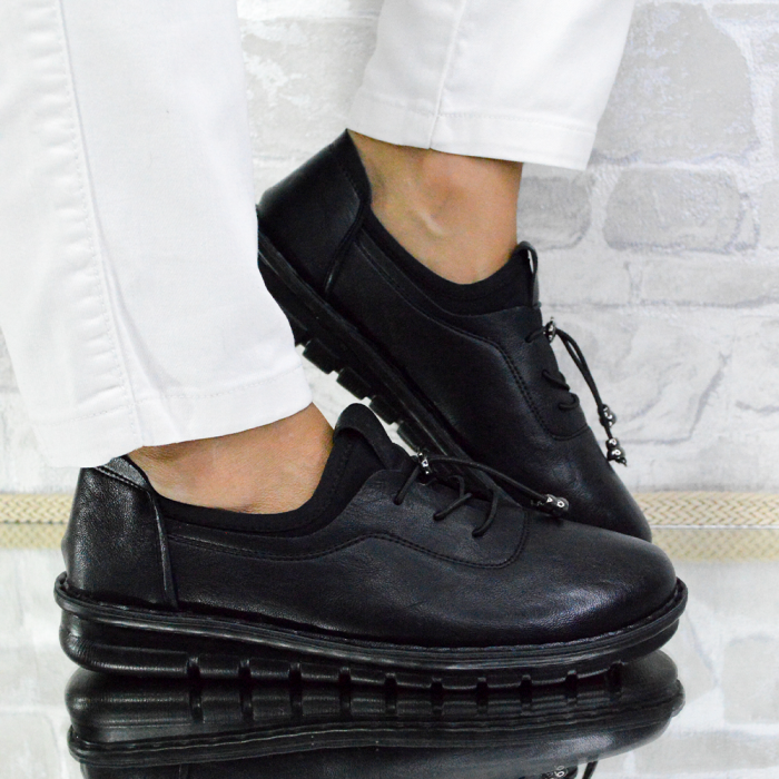 Pantofi damă, GGM, Piele ecologică, Negru C1169 [4]