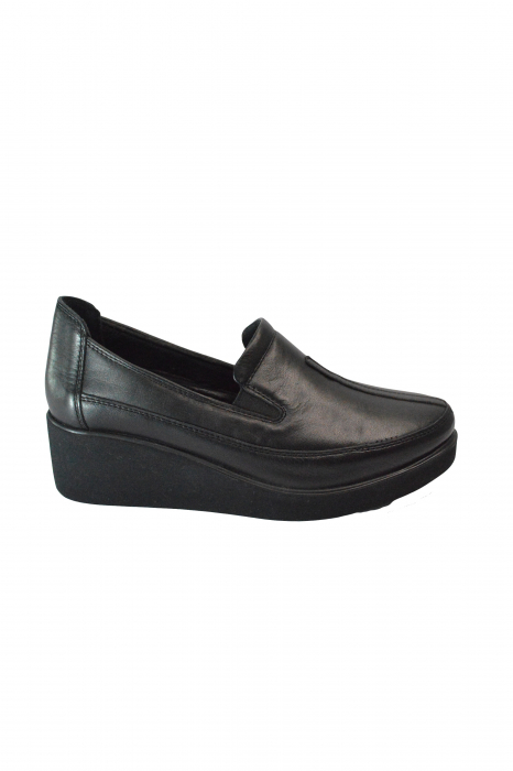Pantofi dama talpa ordopedica, SCV, Piele naturala, Negru, ta1295 [1]