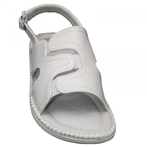 Sandale damă - Sandale damă, piele naturala, MMM, 0038, Alb