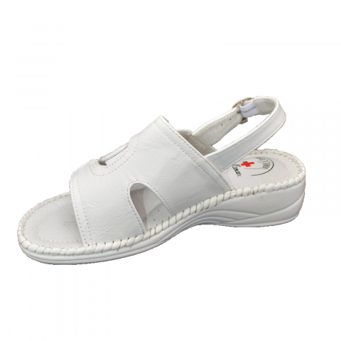 Sandale damă, piele naturala, MMM, 0038, Alb [2]