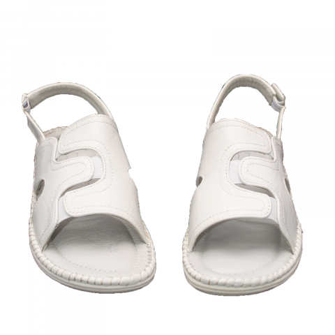 Sandale damă, piele naturala, MMM, 0038, Alb [3]