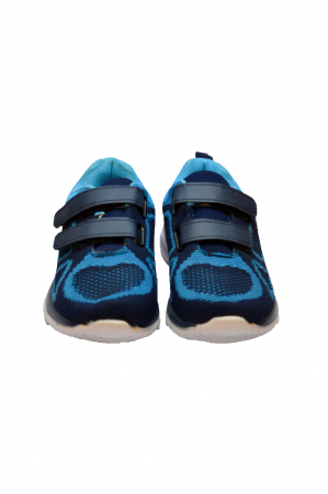 Pantofi sport copii, panza, albastru [2]
