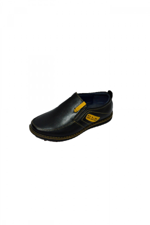 Pantofi copii fara siret,piele ecologica,negru [1]