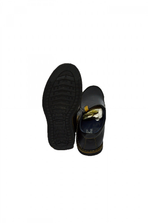 Pantofi copii fara siret,piele ecologica,negru [3]