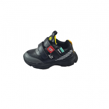 Încălțăminte copii - Pantofi sport copii, piele ecologica, ta896, Negru